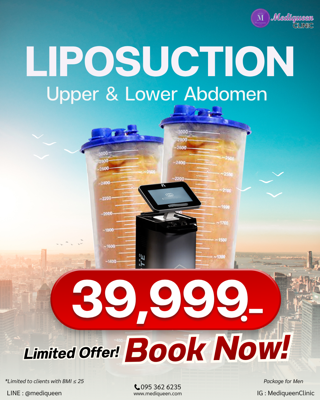 LIPOSUCTION PROMOTION Package for Men